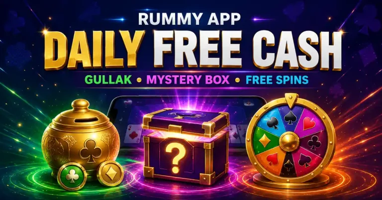 Rummy Daily Rewards: Gullak, Mystery Box & Free Cash